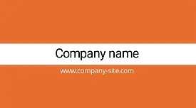 Template for a simple minimalistic business card