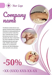 Spa Center Poster Template