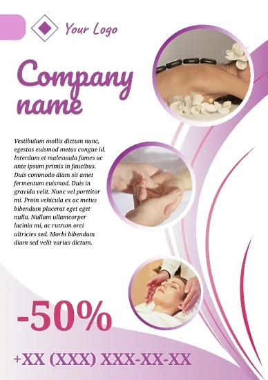Spa Center Poster Template