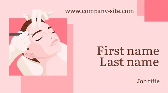 Permanent Makeup Master's business card template