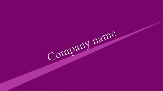 Template for a simple abstract business card