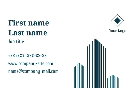 Realtor's business card template