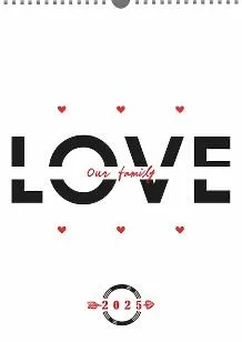Our Family Calendar template