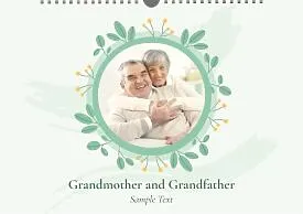 Grandparents Calendar Template