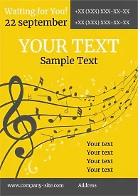 Music Concert poster Template