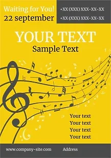 Music Concert poster Template