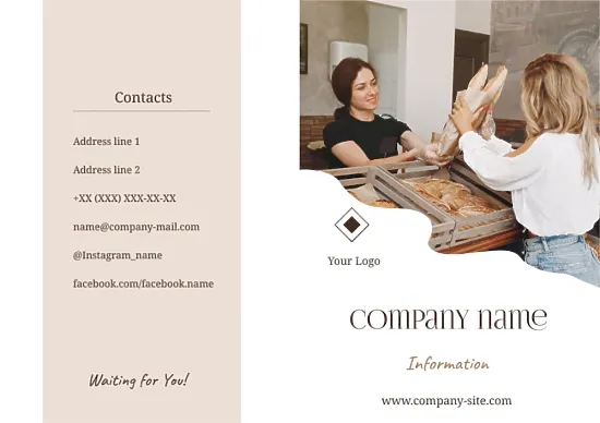Bakery Booklet Template