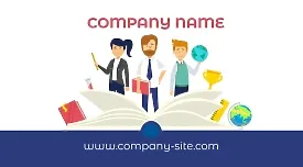 Educational Center business card template