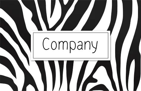 Euro business card template with abstract background