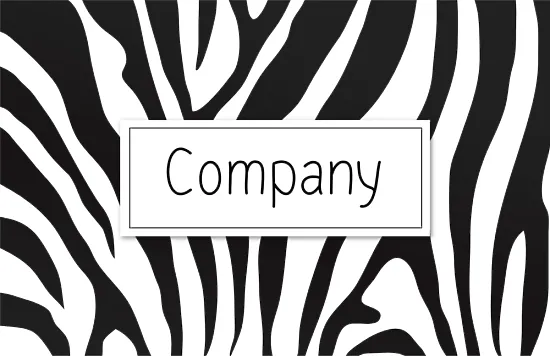 Euro business card template with abstract background