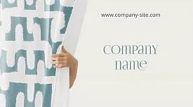 Curtain Shop business card template