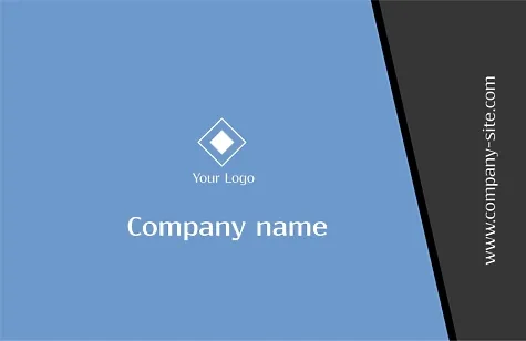 Universal Euro business card template