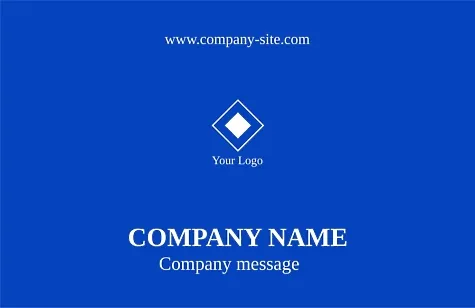 Corporate Euro business card template