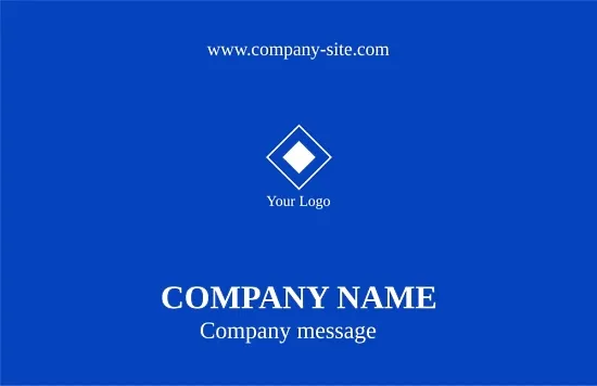 Corporate Euro business card template