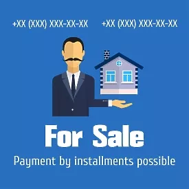 Real estate company banner template