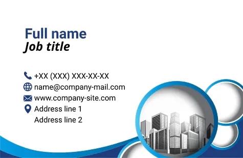 Developer's business card template