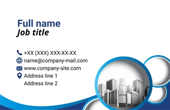 Developer's business card template