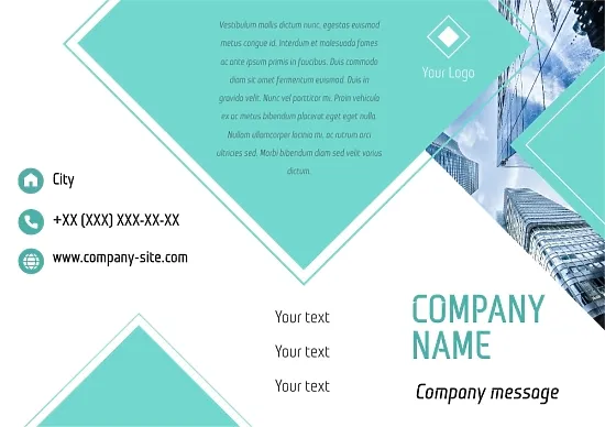 Real estate company Booklet Template