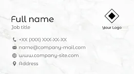 Tombstone Manufacturer's business Card Template