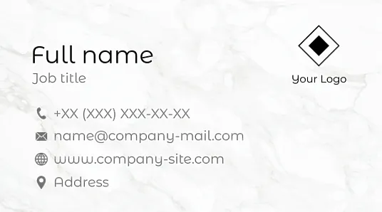 Tombstone Manufacturer's business Card Template