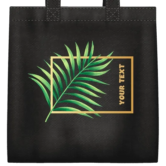 Eco-bag template with logo