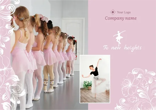Children's Ballet School Calendar Template