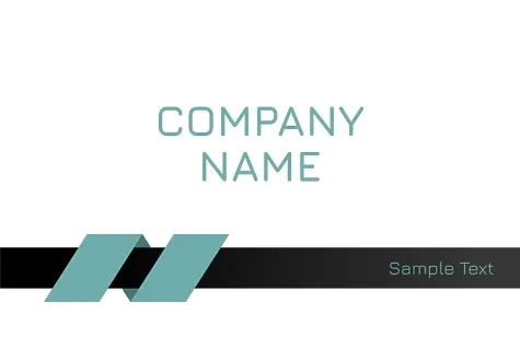 Universal Euro business card template