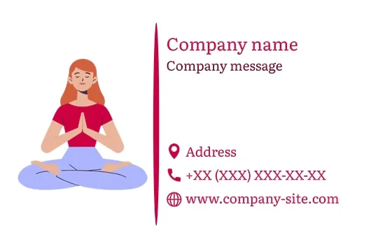 Yoga Studio Business Card Template