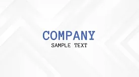 Abstract business card template with triangles