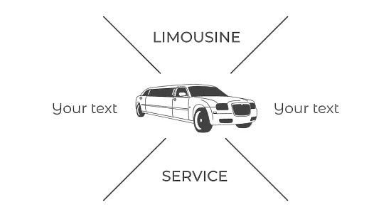 Limo driver's business card template