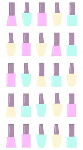 Manicure master's business card template