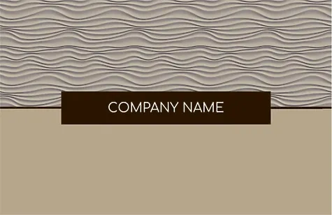 Elegant abstract business card template 