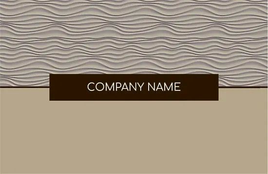 Elegant abstract business card template 