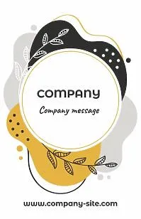 Stylish business card template