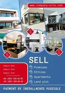Real Estate Agency Poster Template