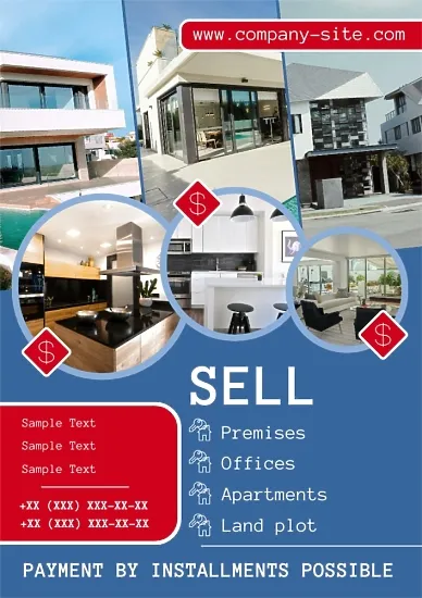 Real Estate Agency Poster Template