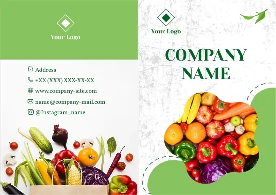 Eco products supplier booklet template