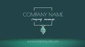 Jewelry store business card template 