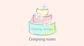 Pastry chef's business card template