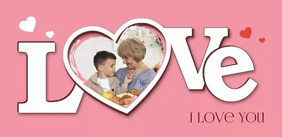 Valentine's Day mug Template