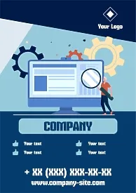 PC Wizard Poster Template