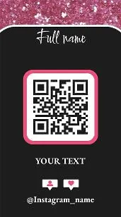 Online cosmetics store business card template