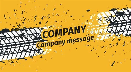 Tire Store business card template 