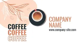 Barista business card template
