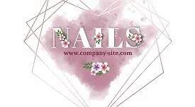 Manicure master's business card template