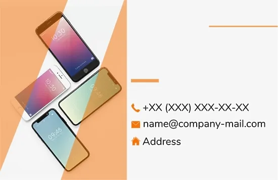 Service business card template