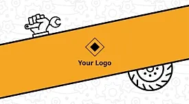Tire Fitting business card template