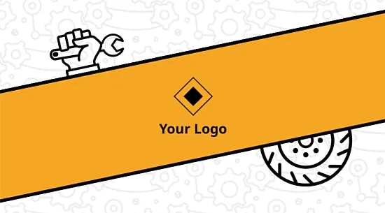 Tire Fitting business card template