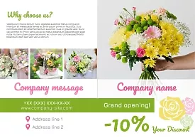 Flower Shop Booklet Template