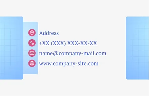 Cardiologist's business card template